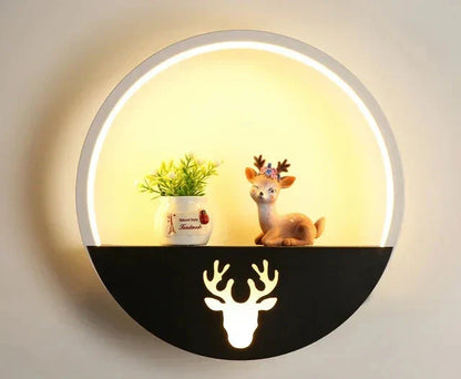 Children's Room Wall Light – Creative LED Night Light Wall Lamp with Bracket | Karnz