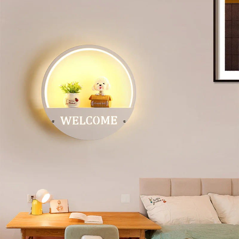 Children's Room Wall Light – Creative LED Night Light Wall Lamp with Bracket | Karnz