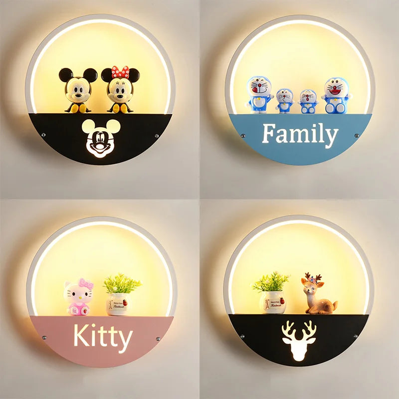 Children's Room Wall Light – Creative LED Night Light Wall Lamp with Bracket | Karnz