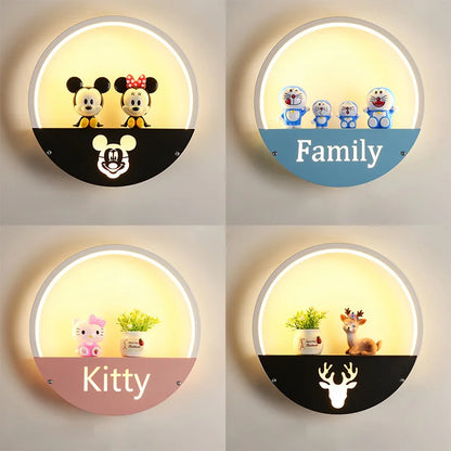 Children's Room Wall Light – Creative LED Night Light Wall Lamp with Bracket | Karnz