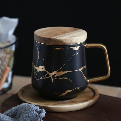 Kintsugi Nordic Ceramic Tall Mug | Karnz