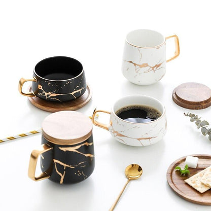 Kintsugi Nordic Ceramic Tall Mug | Karnz