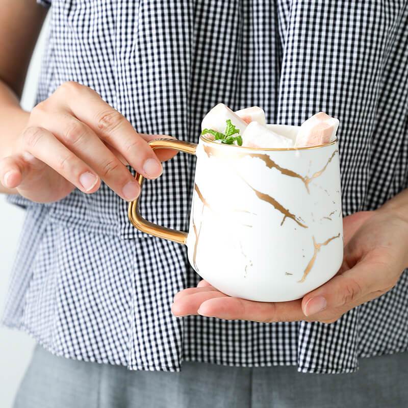 Kintsugi Nordic Ceramic Tall Mug | Karnz