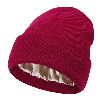 Skanto | Noor Silk Winter Hat – Warm, Hair-Protecting & Elegant