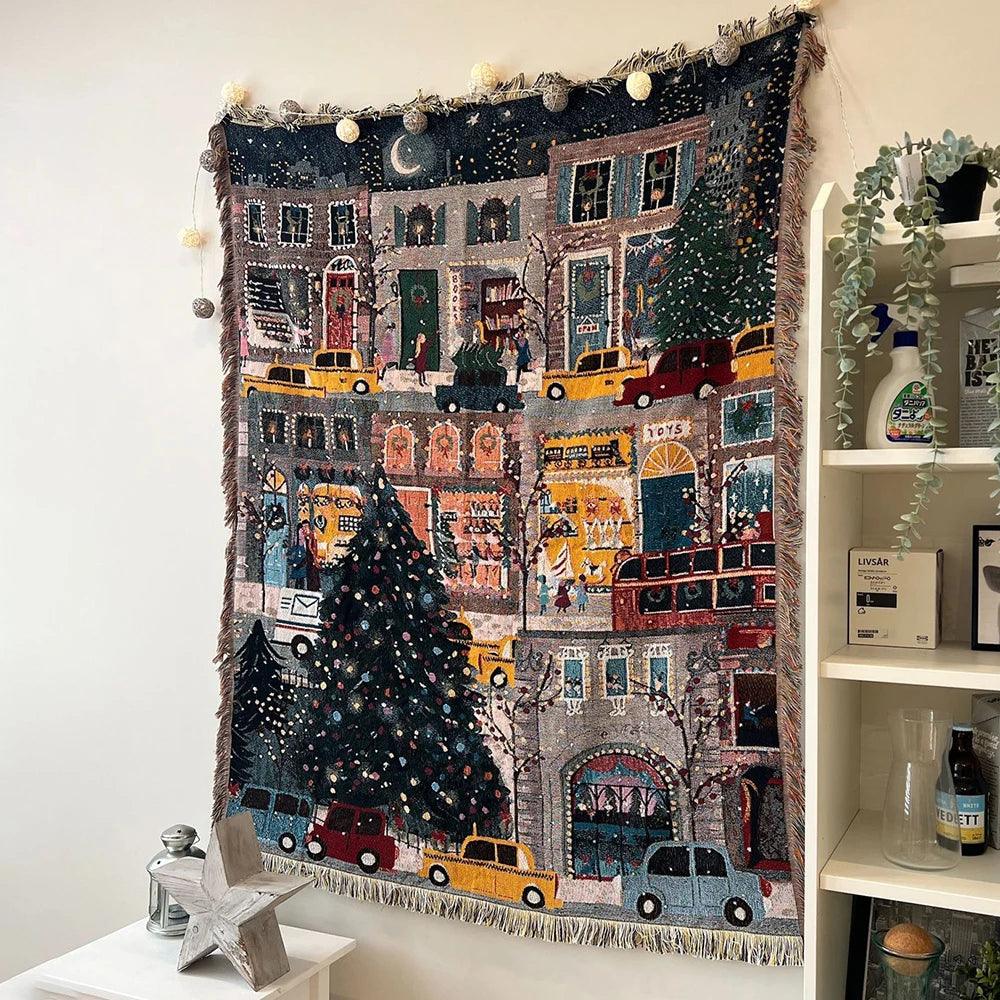 Skanto | Christmas Blanket with The Nutcracker, Soft Fleece, Perfect for Decoration and Winter Evenings