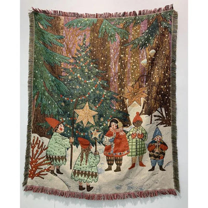 Skanto | Christmas Blanket with The Nutcracker, Soft Fleece, Perfect for Decoration and Winter Evenings