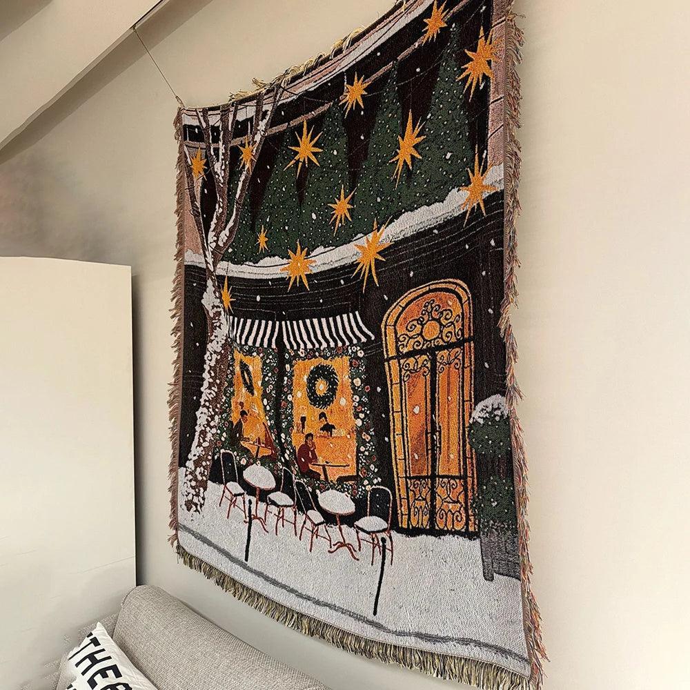 Skanto | Christmas Blanket with The Nutcracker, Soft Fleece, Perfect for Decoration and Winter Evenings