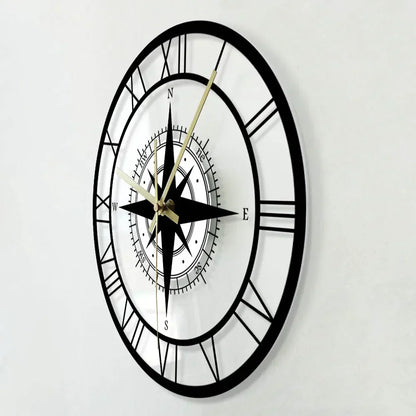 Skanto - Nautical Compass Wall Clock