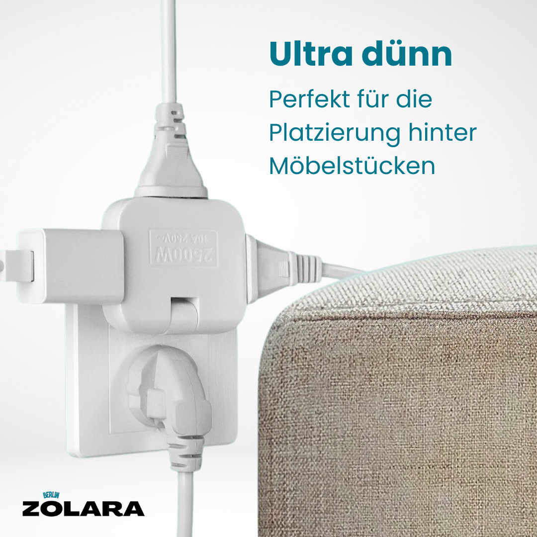 Rotatable EU Plug Adapter | Power Strips Eco (EU) | Karnz