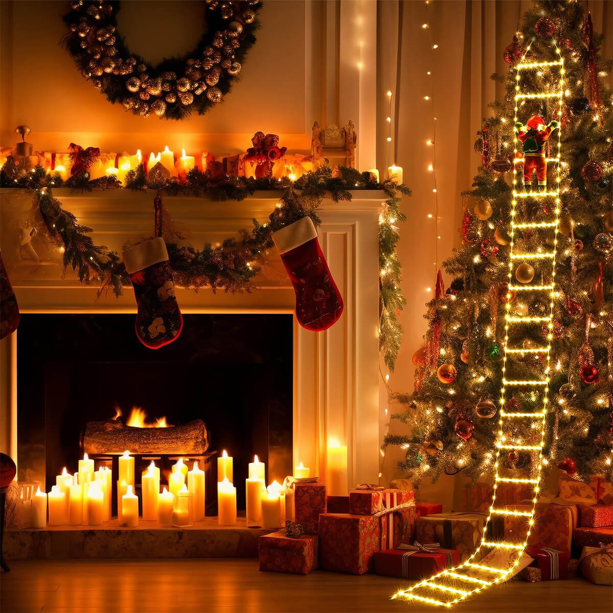 Skanto | ClimbJoy - Festive Santa Climbing Ladder for Christmas Cheer