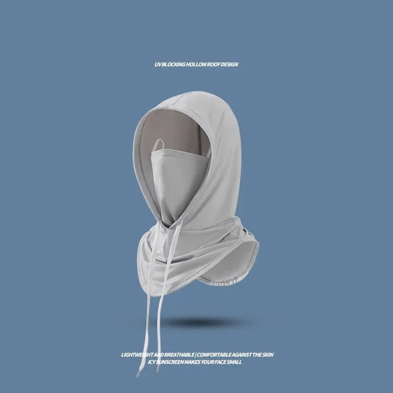 Cooling multi-functional balaclava — sun protection with UPF 50