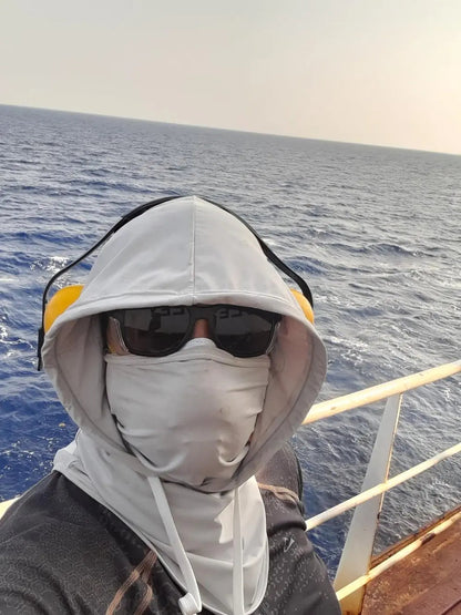 Cooling multi-functional balaclava — sun protection with UPF 50