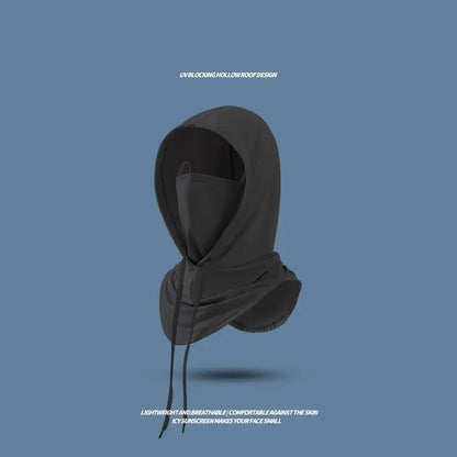 Cooling multi-functional balaclava — sun protection with UPF 50