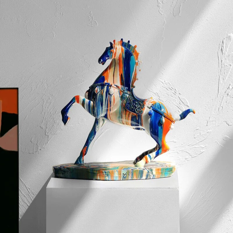 Skanto | Colorful Bull Sculpture
