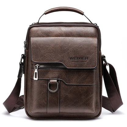 Kalsten | Men's Genuine Leather Shoulder Bag | Durable, Adjustable Strap & Ideal for Work or Leisure