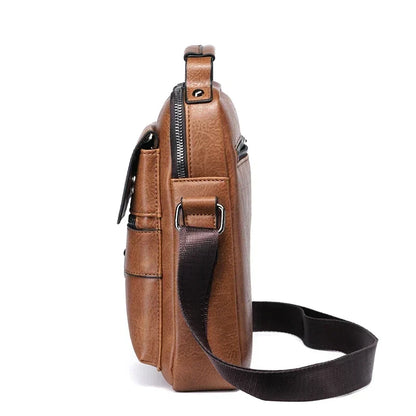 Kalsten | Men's Genuine Leather Shoulder Bag | Durable, Adjustable Strap & Ideal for Work or Leisure
