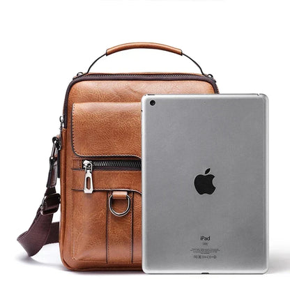 Kalsten | Men's Genuine Leather Shoulder Bag | Durable, Adjustable Strap & Ideal for Work or Leisure