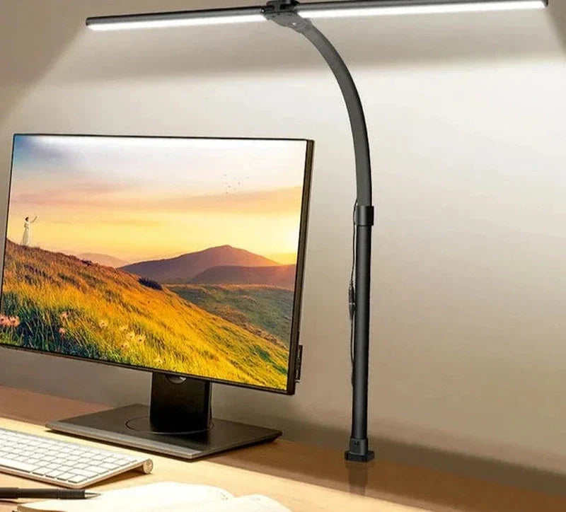 Skanto | DeskLight - Modern Double-Head LED Desk Lamp, Stylish Office Lighting