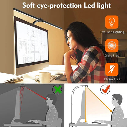 Skanto | DeskLight - Modern Double-Head LED Desk Lamp, Stylish Office Lighting