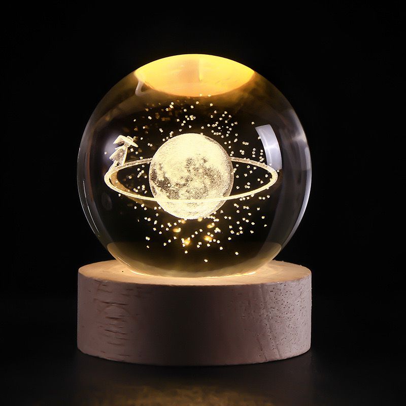 BowLift | SolarSphere – Crystal Solar System with LED Lighting | Educational & Decorative Gift