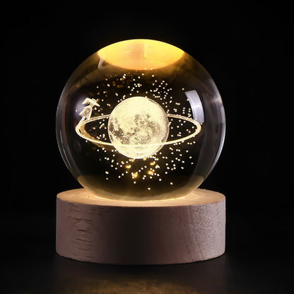 BowLift | SolarSphere – Crystal Solar System with LED Lighting | Educational & Decorative Gift