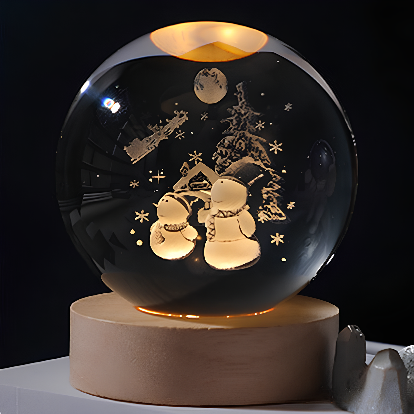 BowLift | SolarSphere – Crystal Solar System with LED Lighting | Educational & Decorative Gift