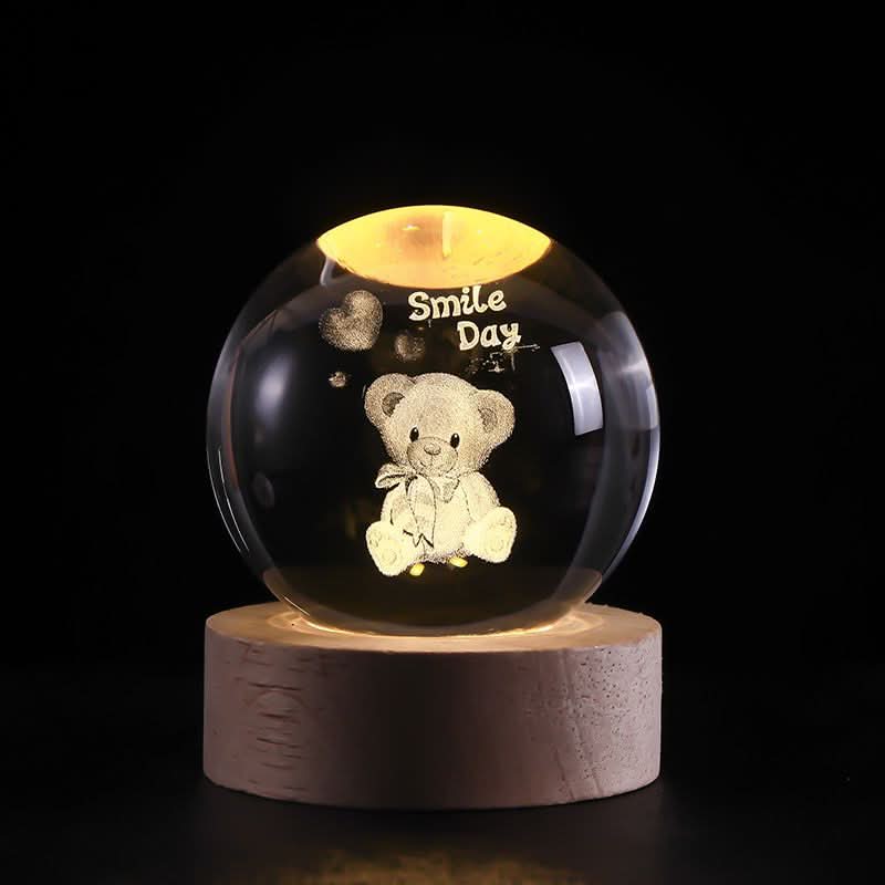 Skanto | Luminous Crystal Ball LED Night Light Decor