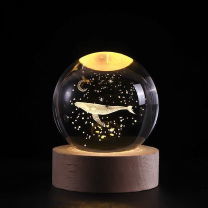 Skanto | Luminous Crystal Ball LED Night Light Decor