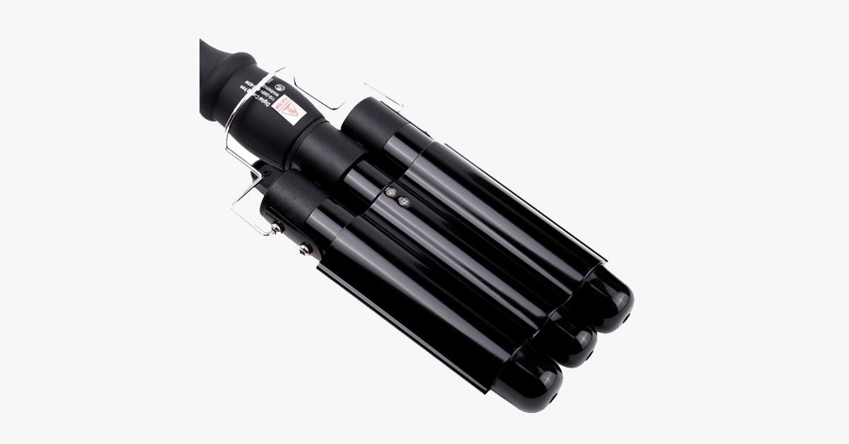 BowLift | Salon Quality Triple Barrel Curling Iron, Perfect Quick Curls Deep Waves