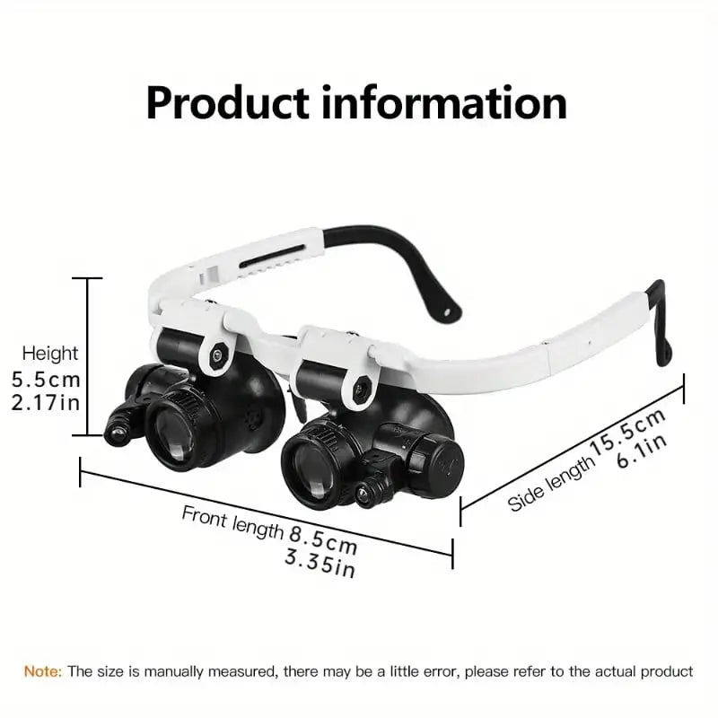 LED Magnifier – Hands-free precision with adjustable zoom