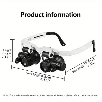 LED Magnifier – Hands-free precision with adjustable zoom