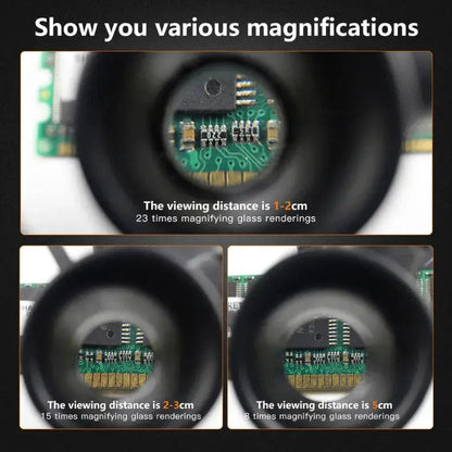 LED Magnifier – Hands-free precision with adjustable zoom
