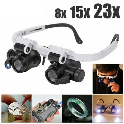 LED Magnifier – Hands-free precision with adjustable zoom