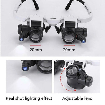 LED Magnifier – Hands-free precision with adjustable zoom