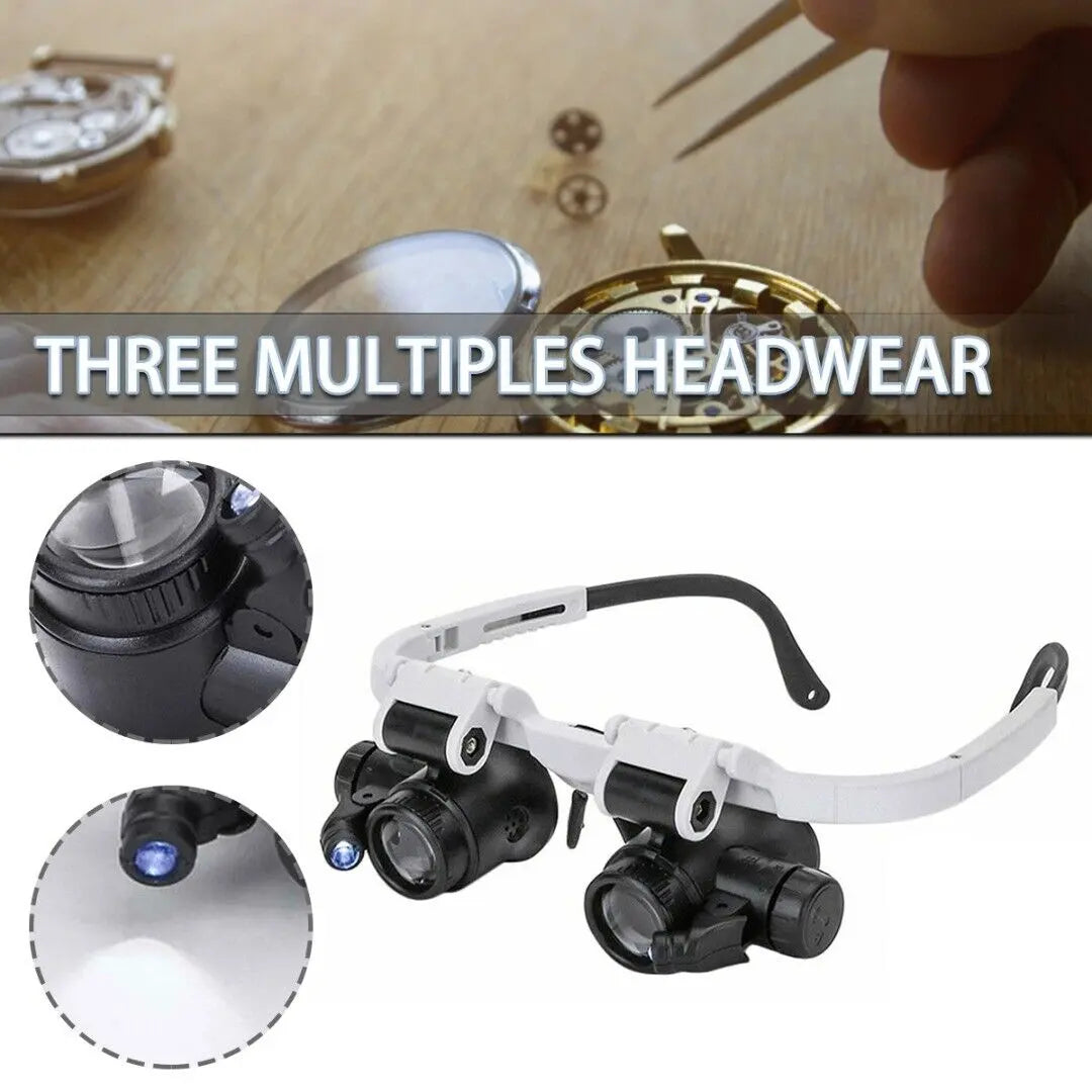 LED Magnifier – Hands-free precision with adjustable zoom
