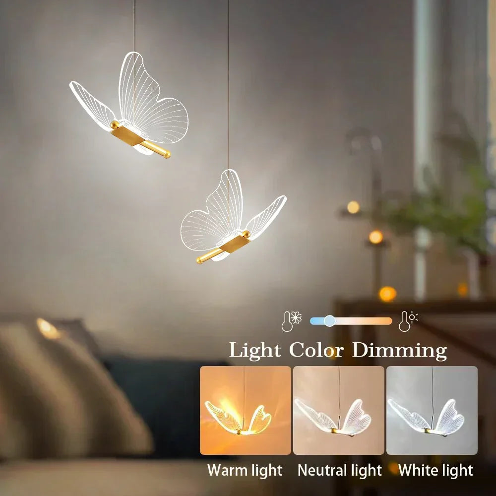 Skanto | ELEGANT LED BUTTERFLY PENDANT LIGHT FOR YOUR ROOM