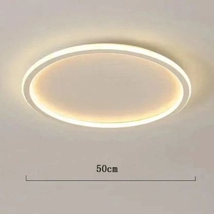Skanto | Scandinavian Round LED Ceiling Lamp – Warm White