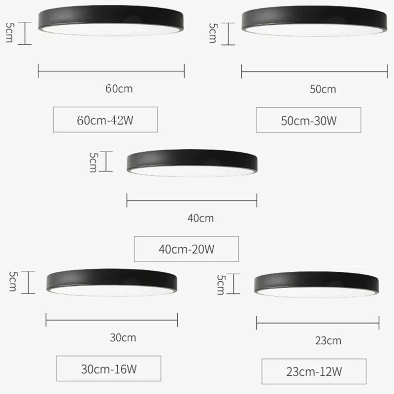 Multicolor LED Ceiling Light – Modern, colorful lighting for living room and bedroom