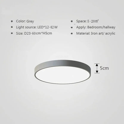 Multicolor LED Ceiling Lamp – Modern Colorful Light for Living Room and Bedroom | Karnz
