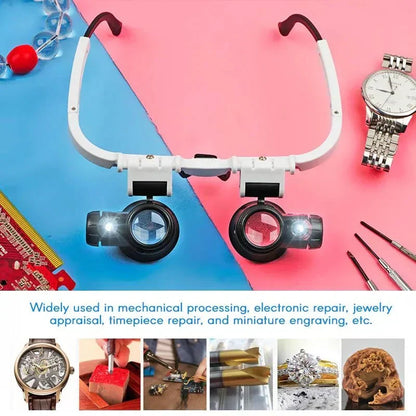 Skanto | LED Magnifying Glasses with 8x, 15x, and 23x Magnification for Detailed Viewing and Precision Work