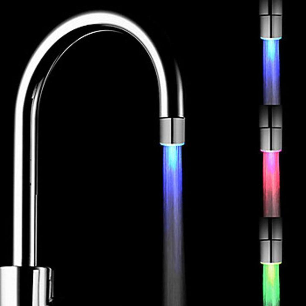 BowLift | LED Kitchen Faucet Glow  Kitchen Tap Temperature Sensor Light Water Faucet kitchen Bathroom