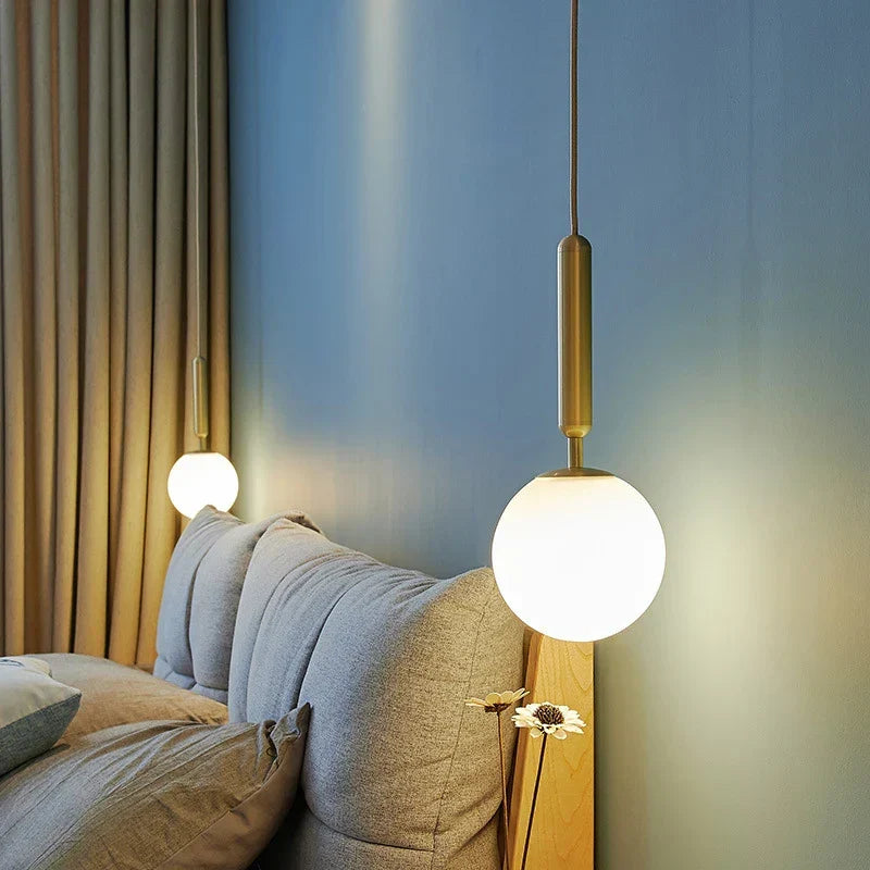 Luxurious Gold Pendant Light – Modern Hanging Light for Staircase or Living Room | Skanto