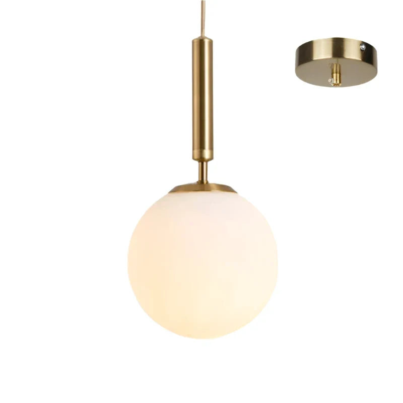 Luxurious Gold Pendant Light – Modern Hanging Light for Staircase or Living Room | Skanto