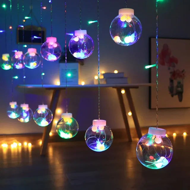 Brehn | LumiSphere – Decorative LED light chain powered