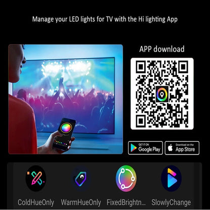 Skanto | Smart LED Light Strips for TV with HDMI Sync Box