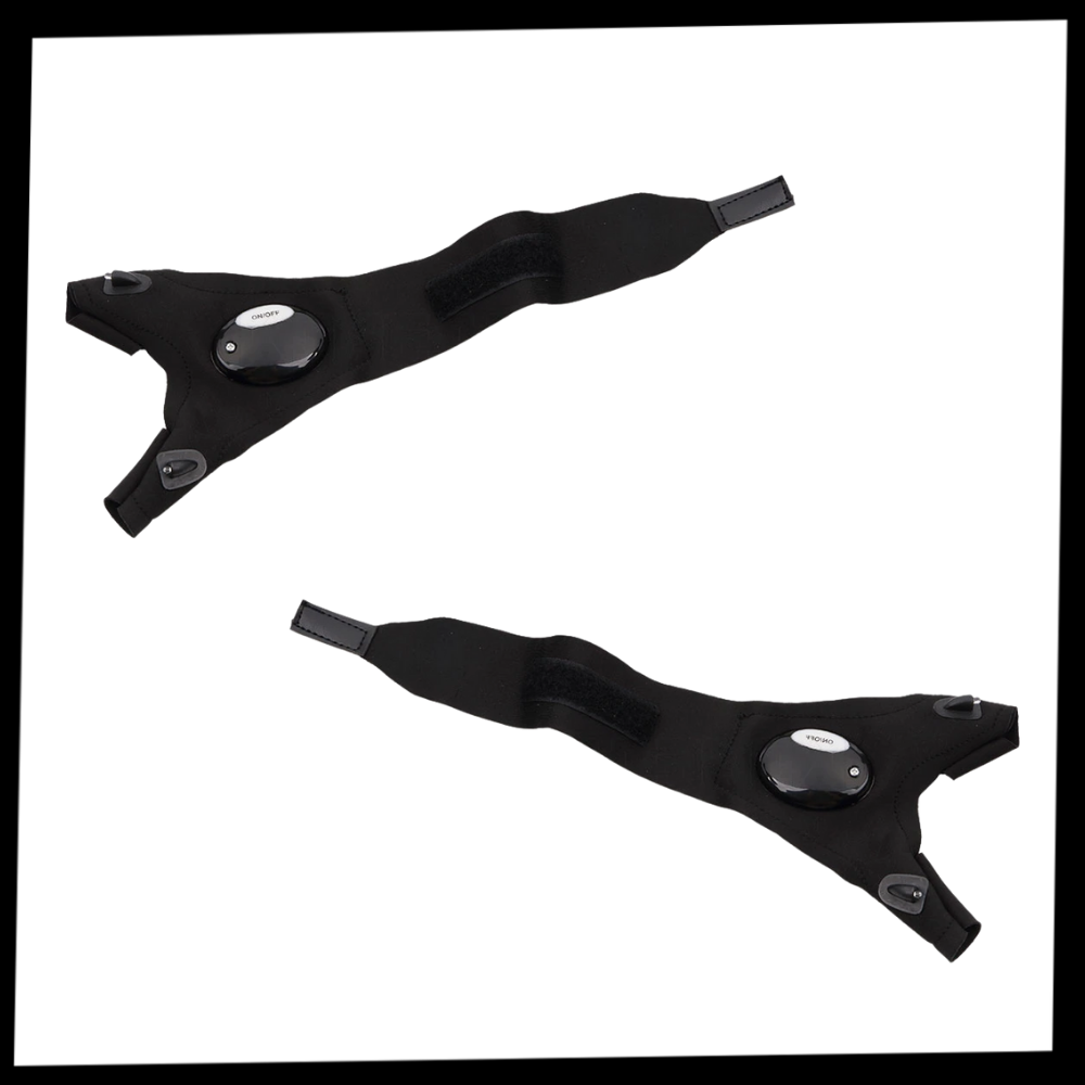 A Pair of LED Gloves with Waterproof Lights
