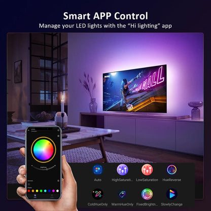 Skanto | Smart LED Light Strips for TV with HDMI Sync Box