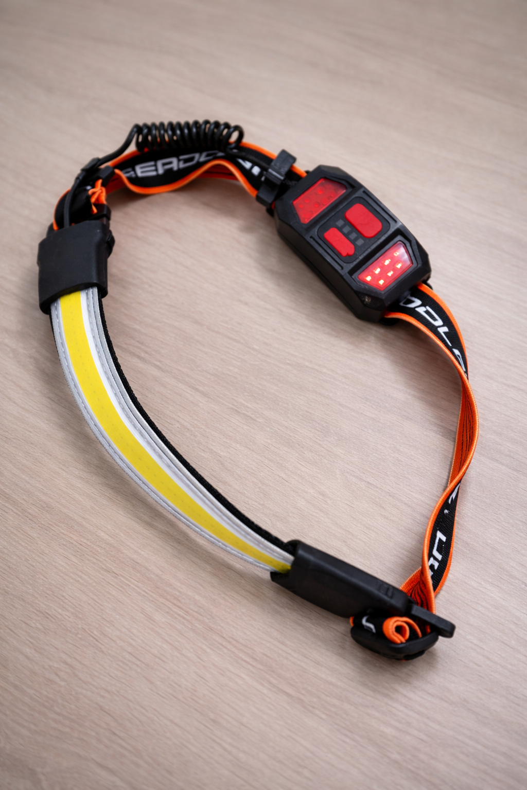 Skanto | Hopedone Rechargeable Headlamp 1000 Lumens, 230° Wide Angle, Waterproof, 2-Pack, Orange