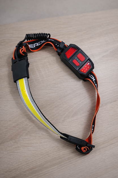 Skanto | Hopedone Rechargeable Headlamp 1000 Lumens, 230° Wide Angle, Waterproof, 2-Pack, Orange