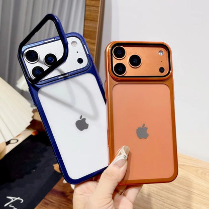 Skanto | Ultra-thin iPhone 17 Case with Foldable Camera Stand and Glass Protection